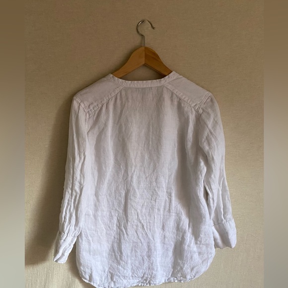 White linen button down - Picture 2 of 5